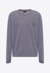 Etro Pegaso Crewneck Sweater Blue MRKF0003 AC028-B0521