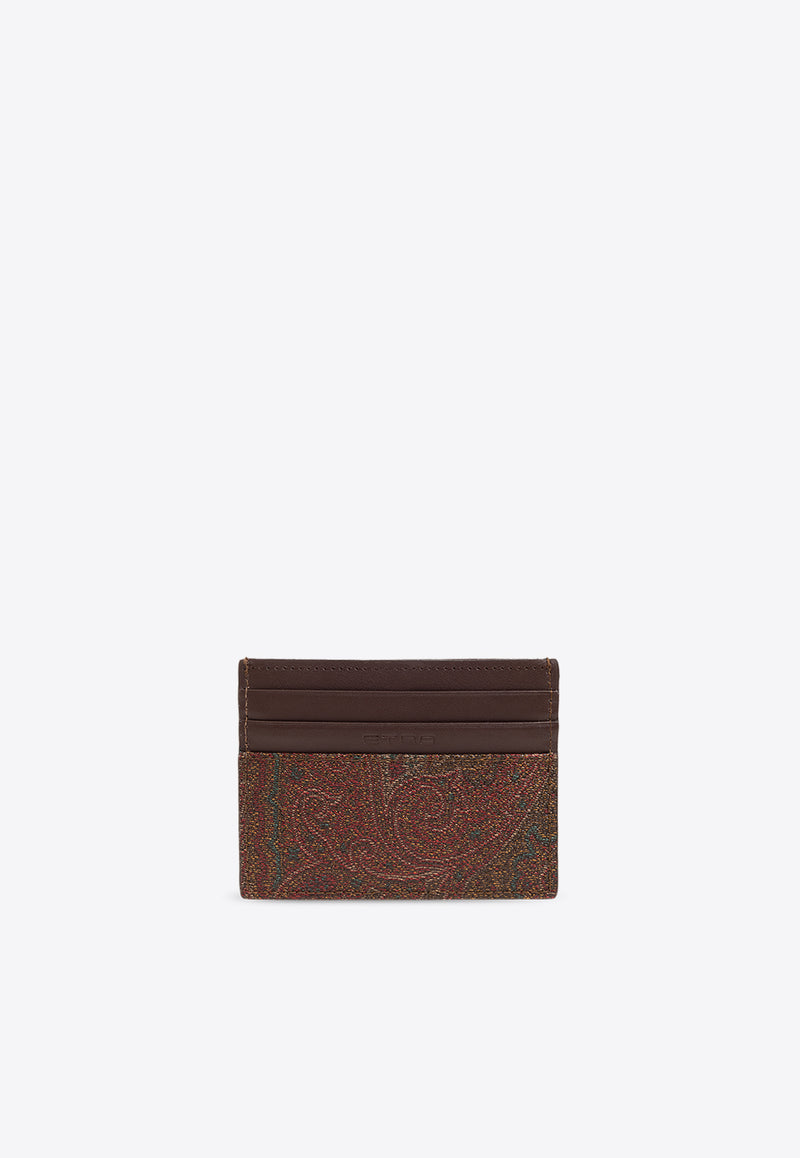 Etro Paisley Jacquard Cardholder Brown MP2E0001 AA012-M0019