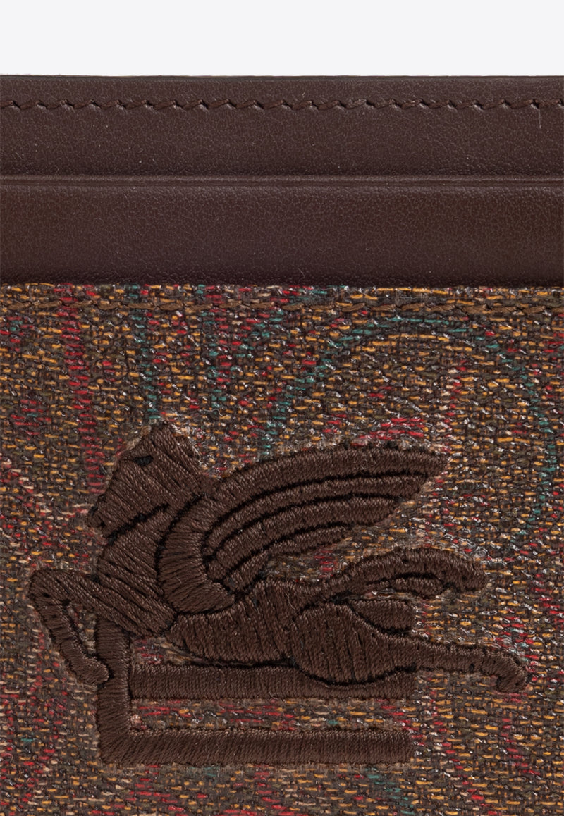 Etro Paisley Jacquard Cardholder Brown MP2E0001 AA012-M0019