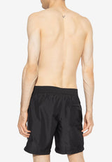 Dolce & Gabbana Logo Plaque Swim Shorts Black M4E45T ONO06-N0000