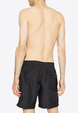 Dolce & Gabbana Logo Plaque Swim Shorts Black M4E45T ONO06-N0000