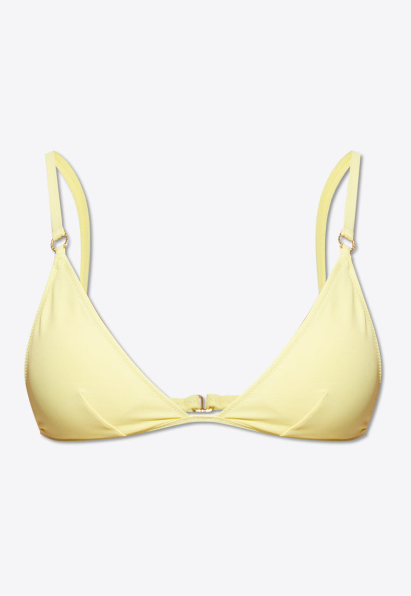 Stella McCartney Triangle Bikini Top Yellow S7BX41950 0-713