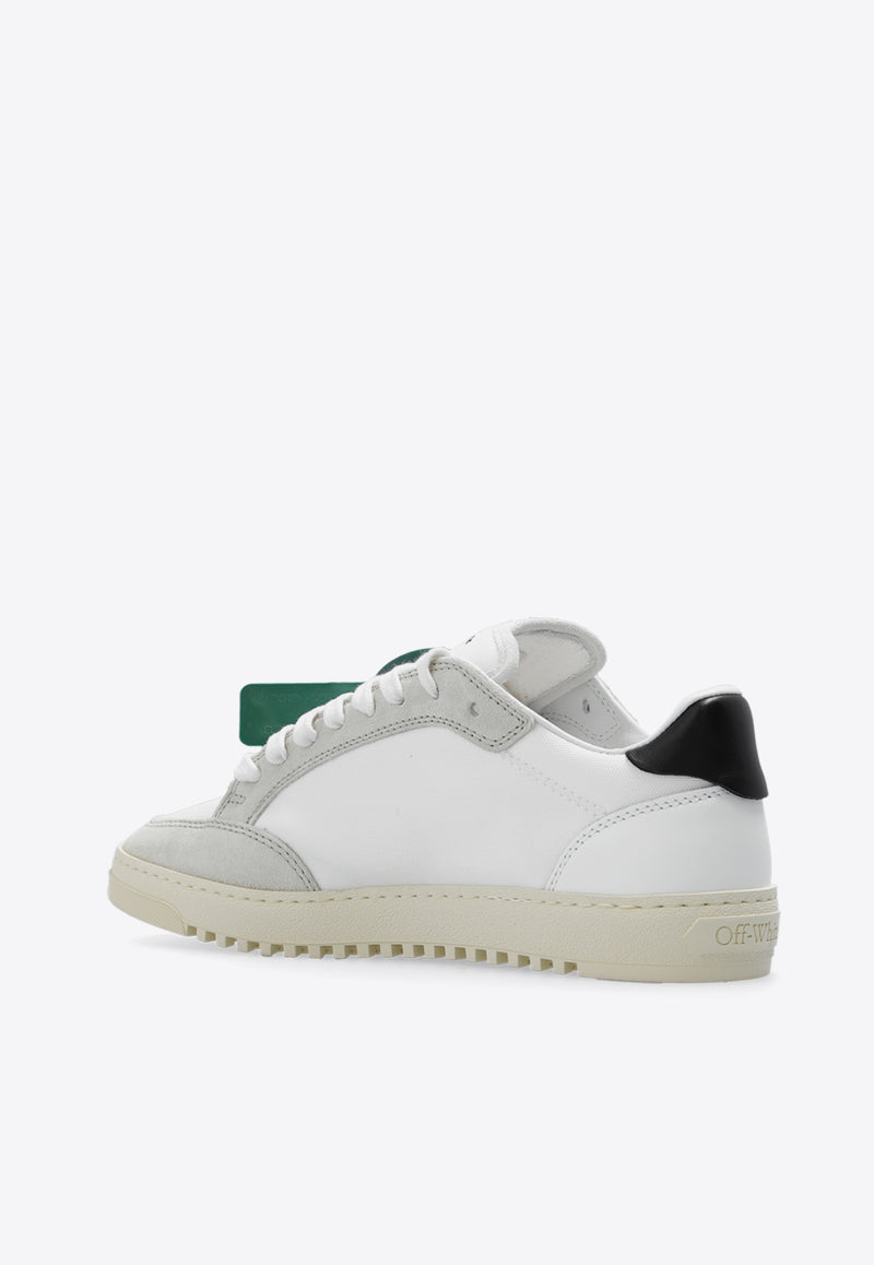 Off-White 5.0 Low-Top Leather Sneakers White OWIA270C99 FAB004-0110