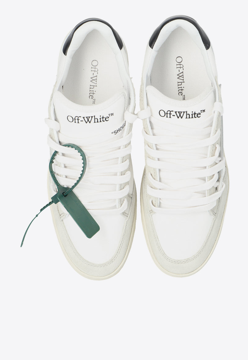 Off-White 5.0 Low-Top Leather Sneakers White OWIA270C99 FAB004-0110