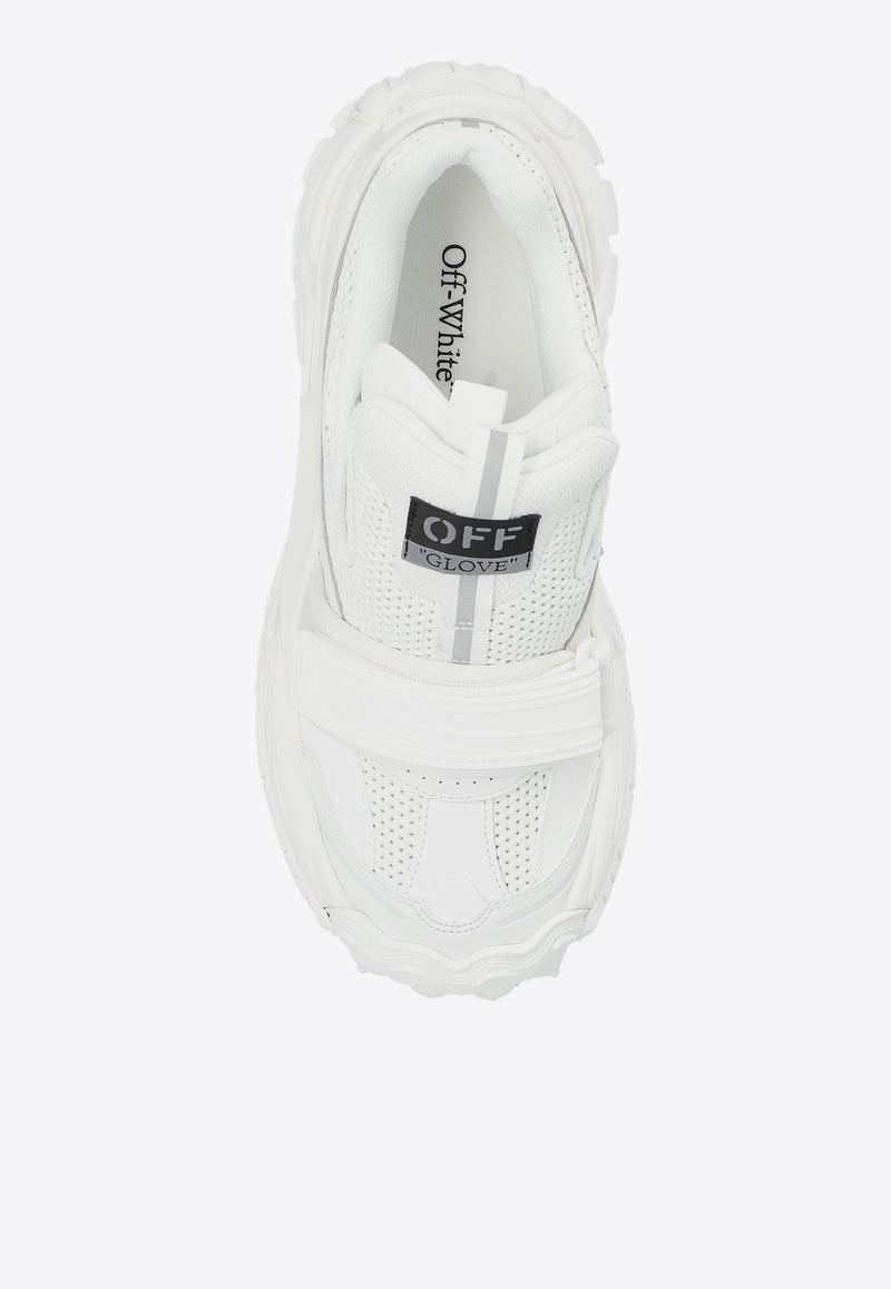 Off-White Glove Low-Top Leather Sneakers White OWIA281F23 FAB001-0101