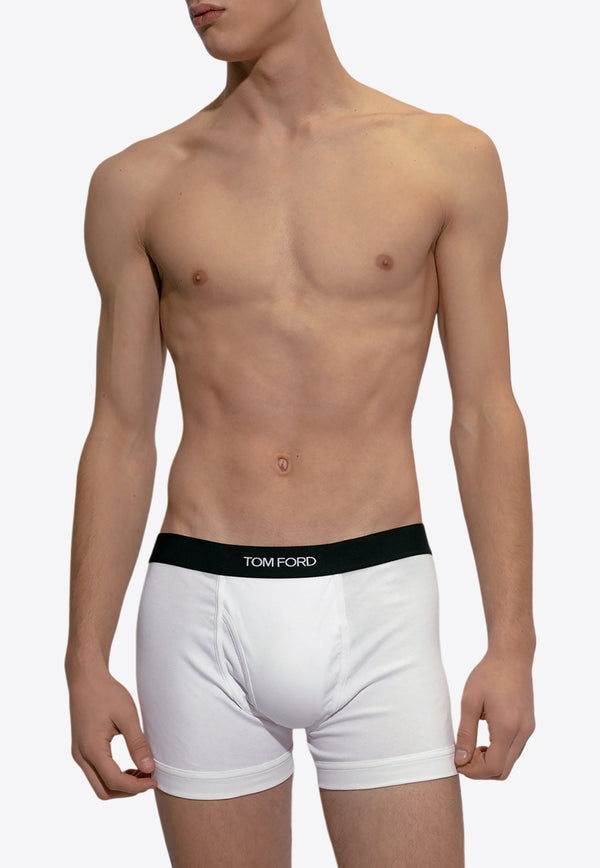 Tom Ford Logo Waistband Boxers - Set of 2 White T4XC31040 0-100