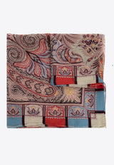 Etro Graphic Print Silk Scarf Multicolor WAYA0001 AS254-S9000