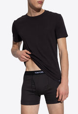 Tom Ford Essential Crewneck T-Shirt Brown T4M081040 0-204