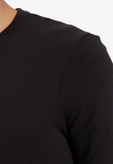 Tom Ford Essential Crewneck T-Shirt Brown T4M081040 0-204