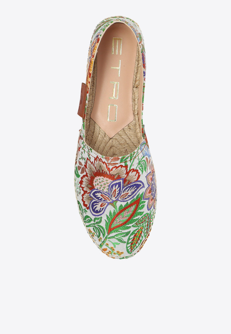 Etro Floral Jacquard Espadrilles Multicolor WS4G0001 99TJS41-S9800