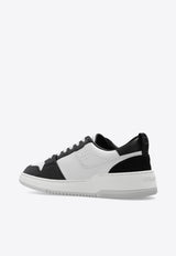 Salvatore Ferragamo Dennis Leather Sneakers White 022376 DENNIS 770882-NERO