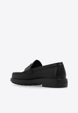 Salvatore Ferragamo Donny Leather Loafers Black 022421 DONNY 769147-NERO