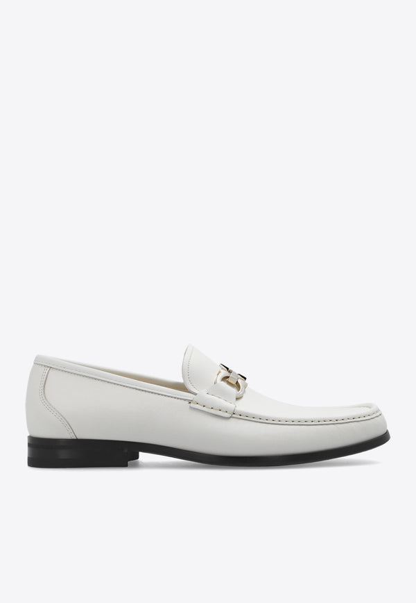 Salvatore Ferragamo Grandioso Leather Loafers Cream 029457 GRANDIOSO2 769878-MASCARPONE