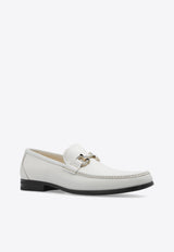 Salvatore Ferragamo Grandioso Leather Loafers Cream 029457 GRANDIOSO2 769878-MASCARPONE