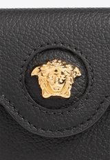 Versace La Medusa Leather Wallet Black 1012578 DVIT2T-1B00V