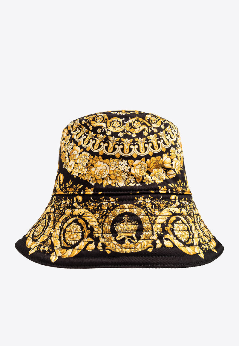 Versace Barocco Reversible Bucket Hat Black 1012704 1A09232-5B000