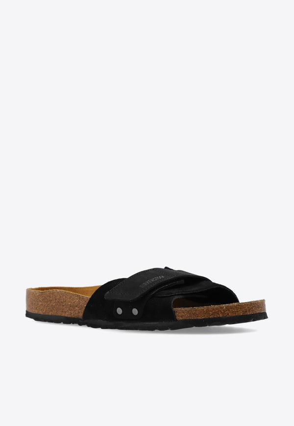 Birkenstock Oita Suede Slides Black 1024200 0-MODERN SUEDE BLACK