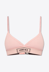 Versace Logo Patch Bra Pink 1013503 1A09551-1PR20