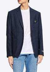 Versace Medusa Head Single-Breasted Wool Blazer Navy 1013907 1A07454-1U720