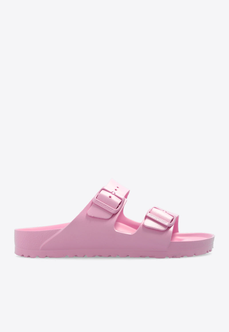 Birkenstock Arizona Double-Buckle Rubber Slides Pink 1027355 0-FONDANT PINK