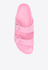 Birkenstock Arizona Double-Buckle Rubber Slides Pink 1027355 0-FONDANT PINK