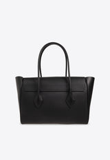 Salvatore Ferragamo Large Classic East-West Tote Bag in Hammered Leather Black 218343 CLASSIC M 770541-NERO