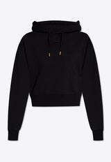 Jacquemus Logo Patch Drawstring Hoodie Black 241JS162 2341-990