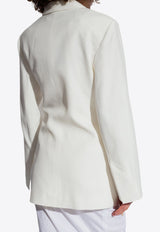 Jacquemus Tibau Double-Breasted Blazer White 231JA022 1359-100