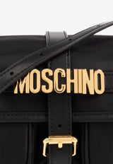 Moschino Logo Lettering Shoulder Bag Black 2417 B7423 8202-3555