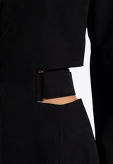 Jacquemus Bari Cut-Out Mini Dress Black 241DR016 1333-990