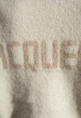 Jacquemus La Maille Alpaca Wool Sweater Cream 241KN353 2329-130