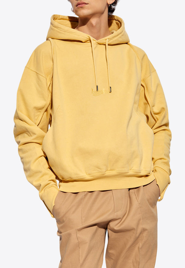 Jacquemus Camargue Drawstring Hoodie Yellow 245JS053 2087-250