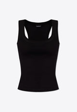 Jacquemus The Gros Grain Ribbed Tank Top Black 241JS158 2032-990