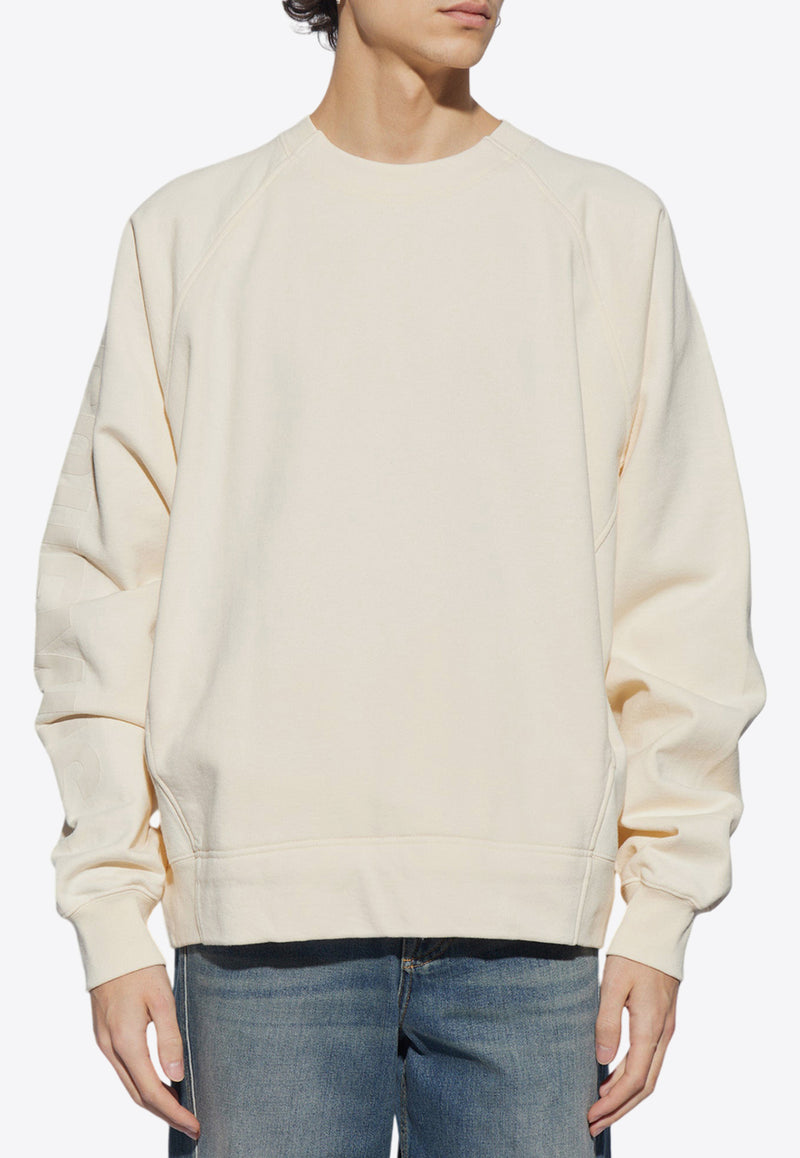 Jacquemus The Typo Logo Sweatshirt Cream 245JS236 2341-130