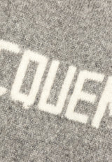 Jacquemus Jacquard Logo Alpaca Sweater Gray 245KN295 2329-950