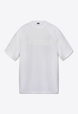 Jacquemus The Typo Logo T-shirt White 245JS212 2031-100