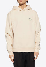 Jacquemus The Gros Grain Logo Hooded Sweatshirt Beige 245JS247 2036-150