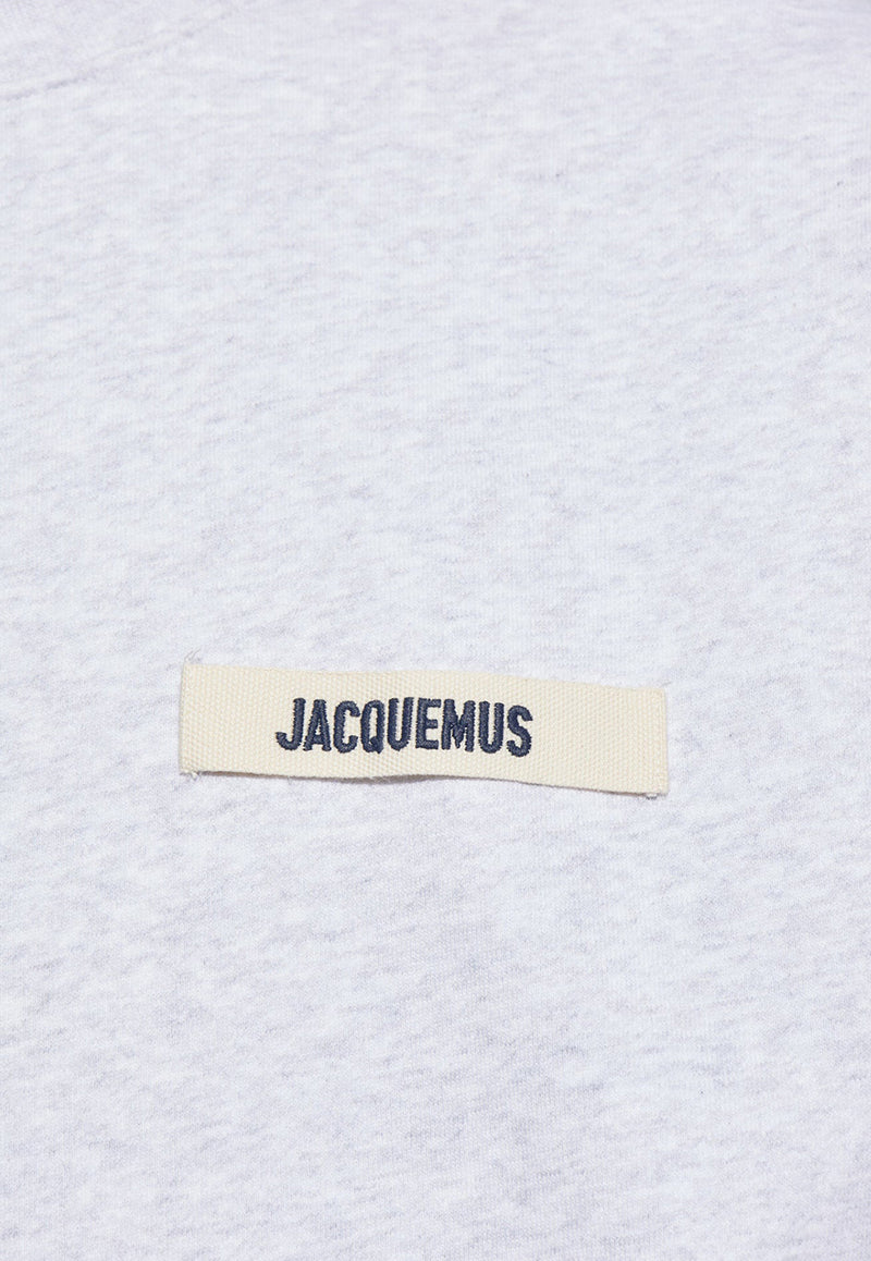 Jacquemus The Gros Grain Logo Sweatshirt Gray 245JS206 2036-950