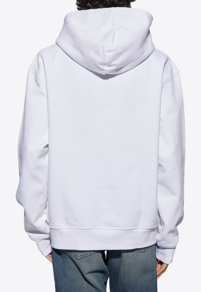 Jacquemus The Typo Logo Hooded Sweatshirt White 245JS310 2120 M-100