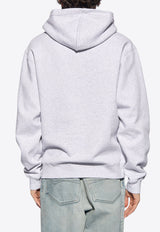 Jacquemus The Gros Grain Logo Hooded Sweatshirt Gray 245JS247 2036-950