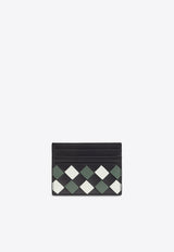 Bottega Veneta Tri-Color Intrecciato Leather Cardholder Multicolor 742325 V3TG2-2368