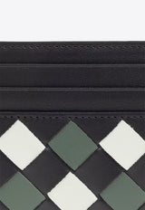 Bottega Veneta Tri-Color Intrecciato Leather Cardholder Multicolor 742325 V3TG2-2368