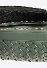 Bottega Veneta Classic Duo Intrecciato Messenger Bag Aloe 651938 V2E42-3269