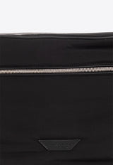 Bottega Veneta Oversized Logo Patch Belt Bag Black 776218 VCQGC-8803