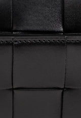 Bottega Veneta Cassette Travel Pouch Bag in Intrecciato Leather  Black 776738 VBWD1-8803