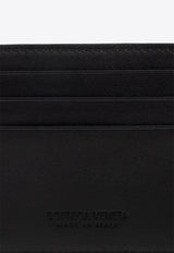 Bottega Veneta Dégradé Intrecciato Leather Cardholder Black 778031 V3R53-8803