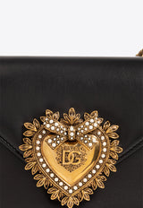 Dolce & Gabbana Devotion Nappa Leather Shoulder Bag Black BB7475 AF984-80999