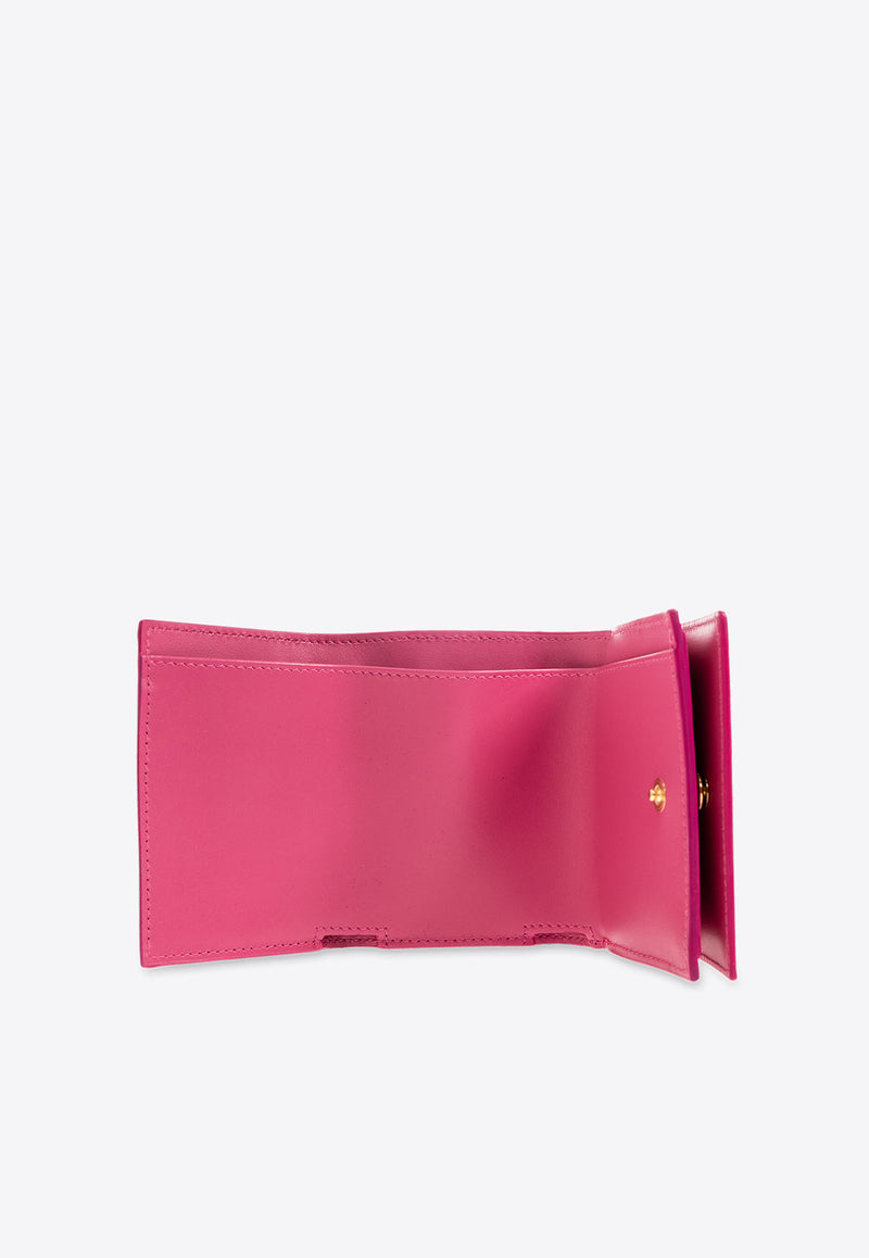 Dolce & Gabbana DG Logo Tri-fold Wallet Pink BI3276 AG081-80441