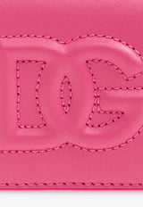 Dolce & Gabbana DG Logo Tri-fold Wallet Pink BI3276 AG081-80441