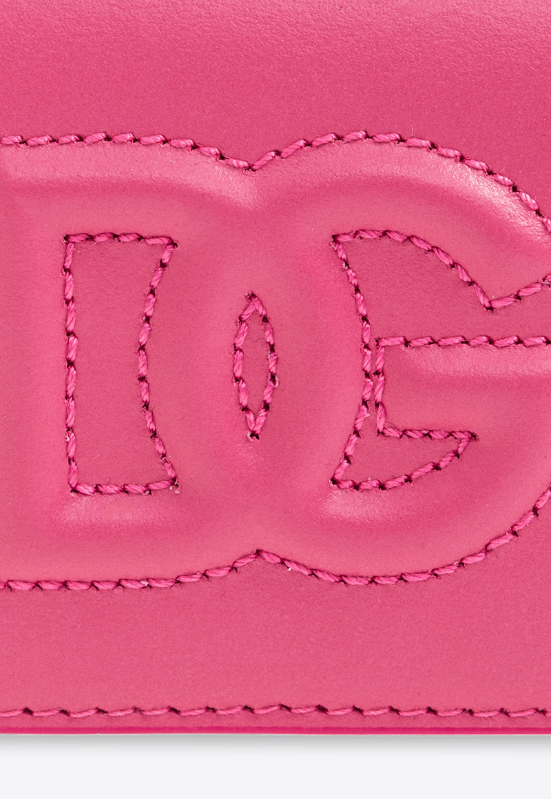 Dolce & Gabbana DG Logo Tri-fold Wallet Pink BI3276 AG081-80441